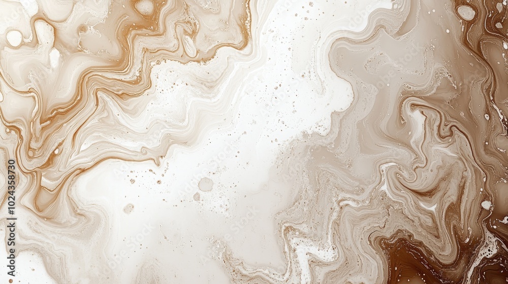 Poster abstract light and dark marble texture white and beige marble background modern digital marbling pat