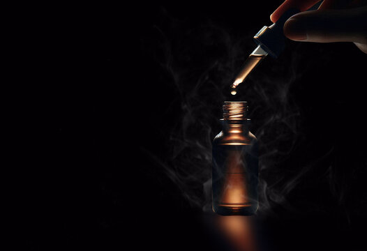vial drop drops medical chemistry scinece - ai generatad