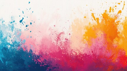 Colorful Oil Paint Splatters And Stains Vibrant Grunge Paint Background Smudges On Canvas Texture Artistic Paint Backdrop Textured Color Artwork Creative Banner Dynamic Poster