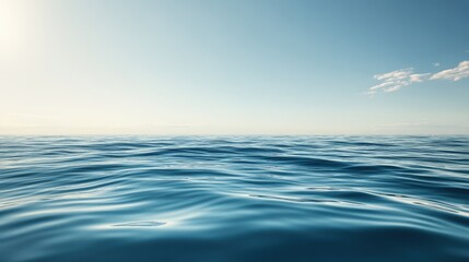 Obraz premium A gradient of soft blue tones with subtle textures, creating a sleek, abstract background that flows smoothly from light blue to deep oceanic shades.