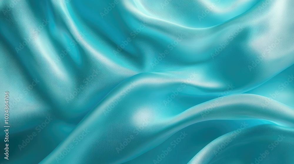Aufkleber Aquamarine abstract gradient mesh background featuring a fresh trendy design Versatile texture with a magical style perfect for a sleek banner template Simple to edit clean 2D illustration
