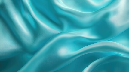 Obraz premium Aquamarine abstract gradient mesh background featuring a fresh trendy design Versatile texture with a magical style perfect for a sleek banner template Simple to edit clean 2D illustration