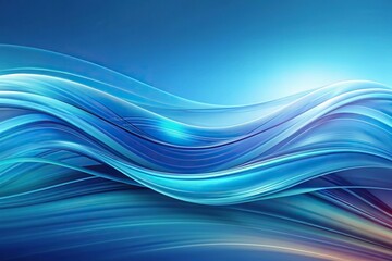 Fototapeta premium blue abstract colorful backdrop with elegant waves