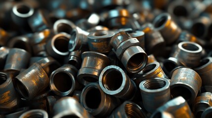 Close Up of Metal Fittings