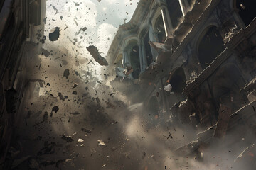 Epic VFX background, 3d style