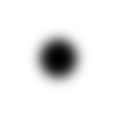 Shadow Black Circle fade up on transparent background