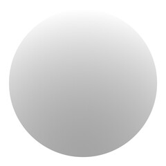 Shadow Black Circle fade up on transparent background