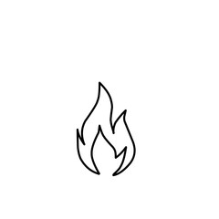 Fire Outline Icon 