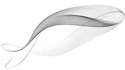 Fototapeta premium A minimalistic abstract water flow pattern in one color, representing the elegance of fluid motion and simplicity, ideal for modern designs.