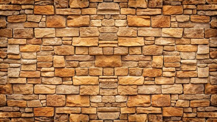 Obraz premium symmetrical stone wall texture, brown color