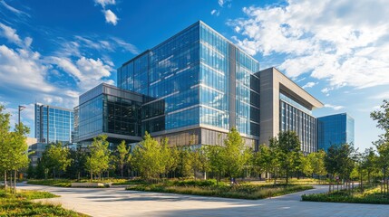 Modern Office Building Complex