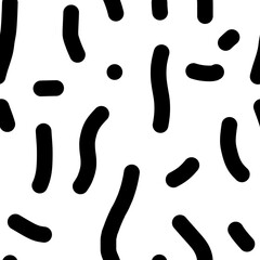 abstract black and white seamless pattern background fabric fashion design print wrapping paper 