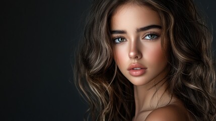 Fototapeta premium Portrait of a beautiful woman