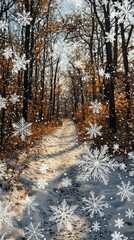 Snowflake Symphony, Snowflakes