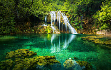 waterfall in the forest