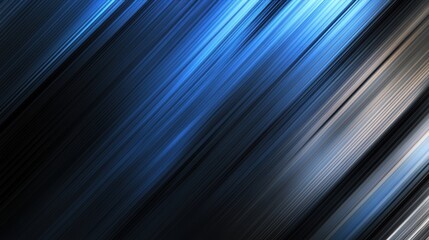 Abstract blue black diagonal stripes background