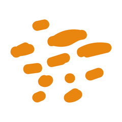 Abstract Dotted Organic Shape
