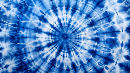 Fototapeta premium Solid Minimalist Indigo Tie-Dye Fabric Background