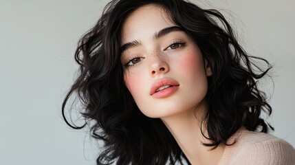 Fototapeta premium Professional Portrait of a Natural Beauty