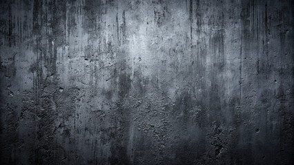 Fototapeta premium The surface of a rugged concrete wall reveals various textures and weathering effects, creating a raw, industrial backdrop ideal for creative projects or designs