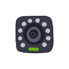 innovation facial recognition lock cartoon. detection un, protection system, device camera innovation facial recognition lock sign. isolated symbol vector illustration