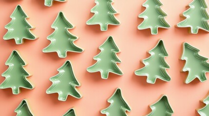 Obraz premium The Green Christmas Tree Collection