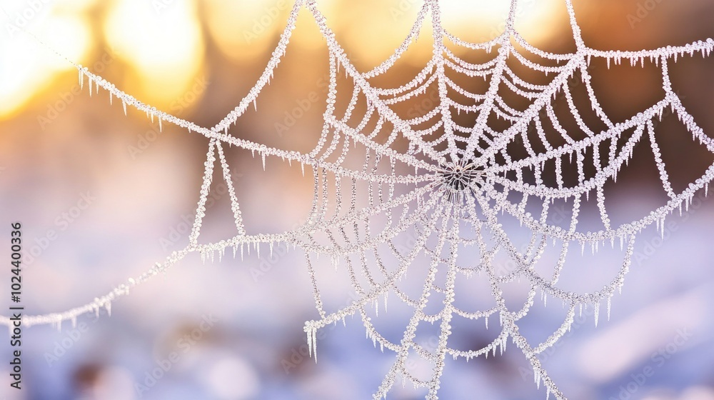 Canvas Prints Frozen Web, Frost