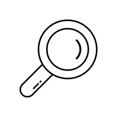 Search Icon vector icon stock illustration