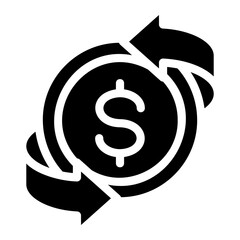 cash back Solid icon