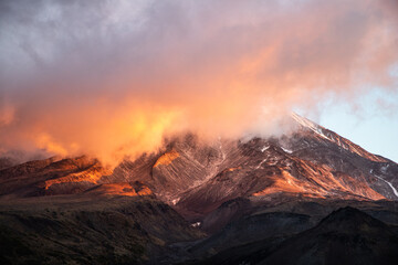 sunrise in the mountains