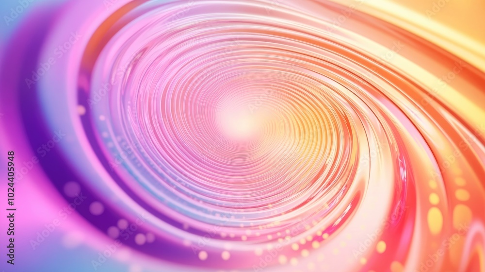 Aufkleber Abstract geometric spiral texture featuring a trendy blurred background gradient circle pattern and wave wallpaper a fantasy illustration suitable for graphic textile artwork or banner design
