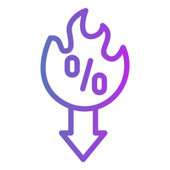 discount Gradient icon