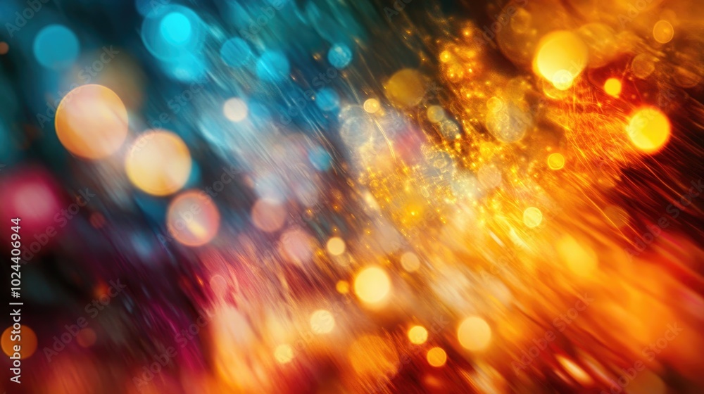 Poster beautiful abstract fantasy composition featuring a blur effect