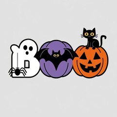 BOO!, Halloween, t-shirt, vector, spooky, ghost, Halloween shirt, fun, Halloween design, festive, trick-or-treat, pumpkin, October 31st, haunted, scary, Halloween party, creepy, jack-o-lantern, fall