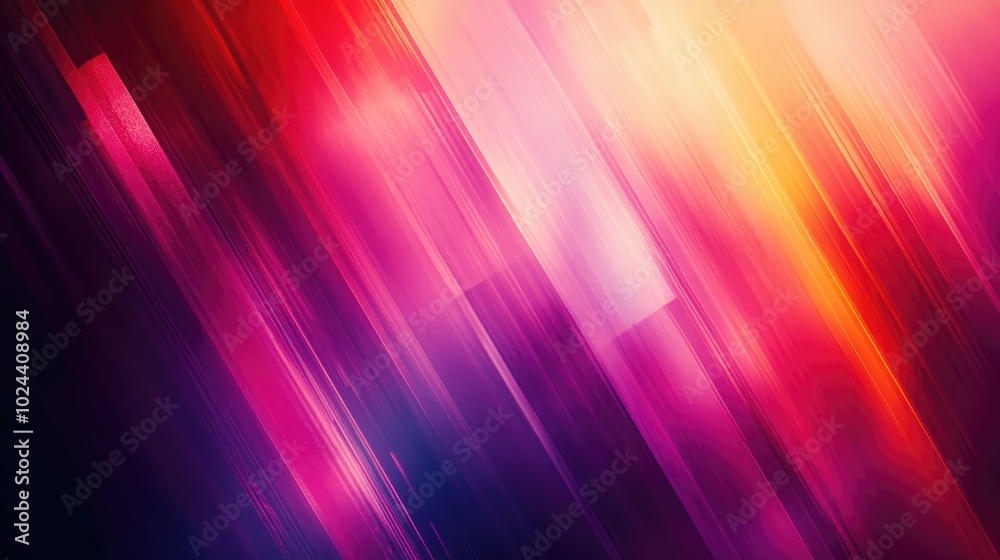 Poster Abstract geometric texture featuring a trendy blurred background with a gradient pattern ideal for motion wallpapers fantasy illustrations and various design projects