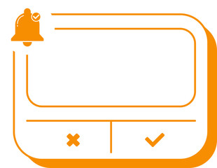Reminder Notification Outline Style