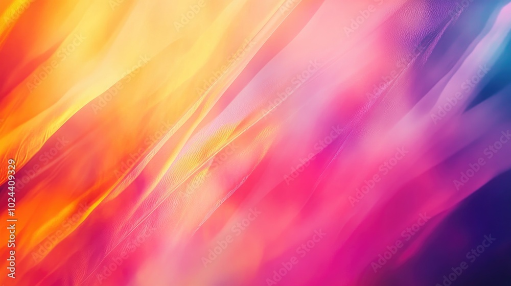 Aufkleber Abstract geometric texture featuring a colorful blurred background with a gradient effect perfect for use in wallpapers textiles templates or advertising designs