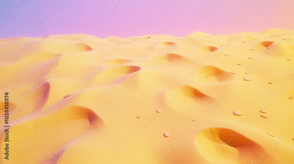 Poster close up of beach sand featuring unique shades of golden grains and a softly lit tan dune surface id