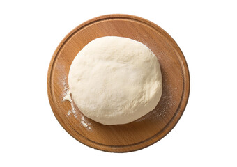 pizza dough isolated on transparent or white background