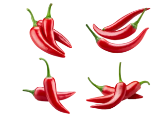 Gardinen Chilischoten red hot chili pepper and golden royal armchair isolated on transparent or white background  © Hanoi .s