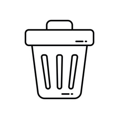 Trash vector icon stock illustration