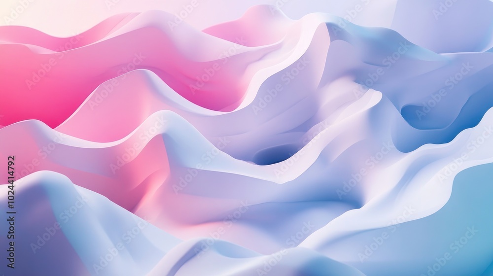 Poster abstract white exotic wave background in 3d 4k wallpaper art futuristic architectural background cre