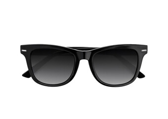 sunglasses black isolated on transparent or white background