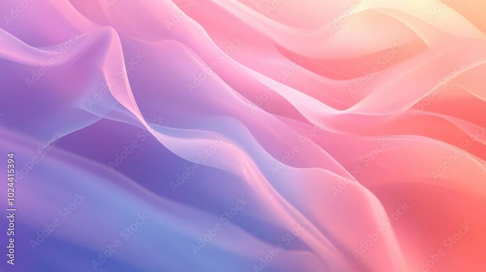 Aufkleber Abstract geometric texture featuring a trendy blurred background with a gradient pattern ideal for motion wallpapers fantasy illustrations or design projects