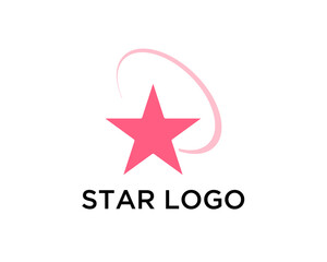 Obraz premium Creative Star Logo Design Template