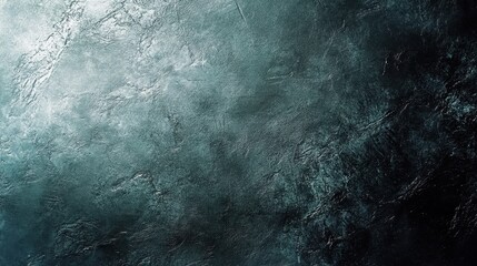 Obraz premium Ethereal Teal Abyss: An Otherworldly Underwater Landscape