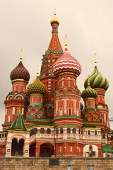 Saint Basil's Cathedral in Moscow, Russia