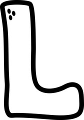 Alphabet Outline Doodle