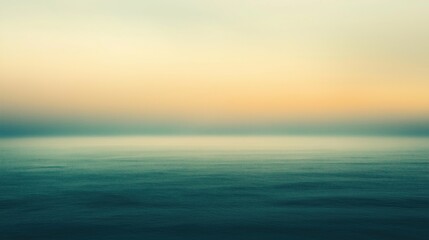 Fototapeta premium Serene Ocean Horizon View