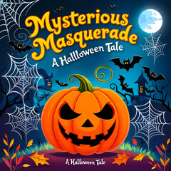 Halloween book cover illustration for kids